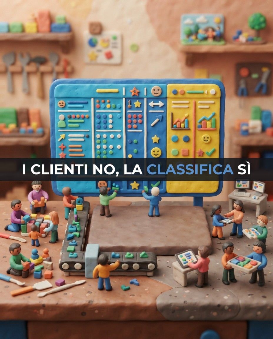 Ognuno vede solo i suoi clienti, la classifica no