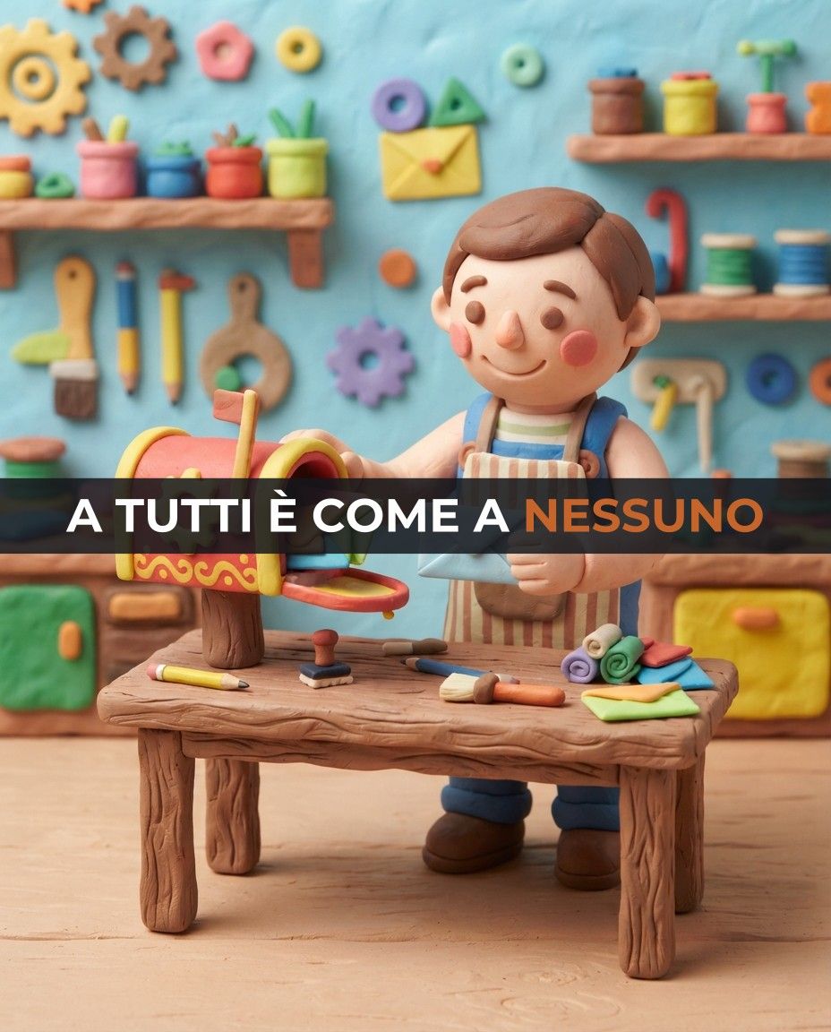 Mandare a tutti somiglia molto a non mandare niente