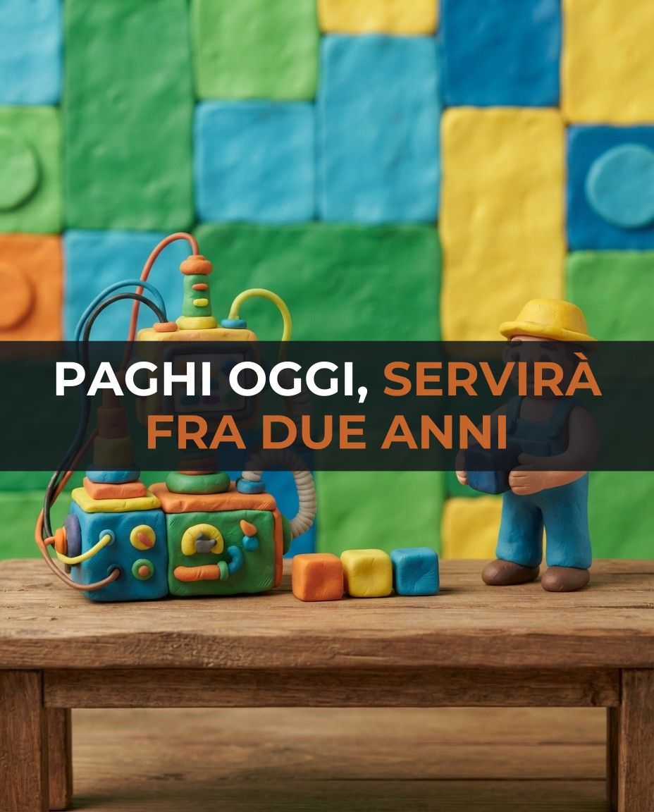 Paghi oggi il modulo che ti serve fra due anni