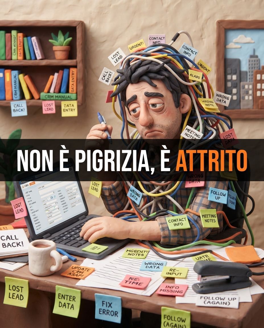 Il team non usa il CRM, e non è pigrizia